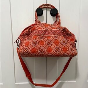Vera Bradley Orange Patterned Travel Bag